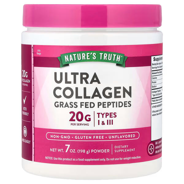 Nature's Truth, Ultra Collagen Powder, Unflavored, (198 g)