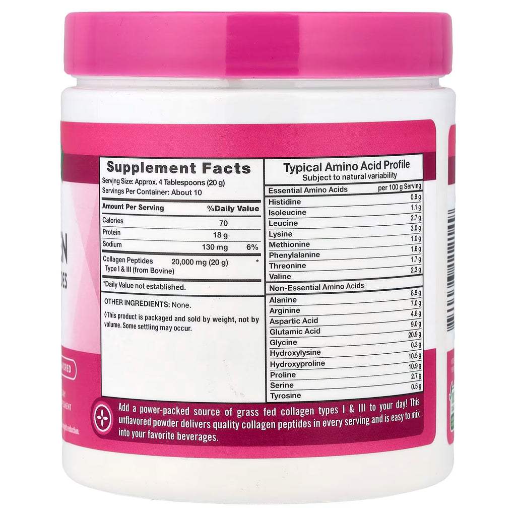 Nature's Truth, Ultra Collagen Powder, Unflavored, (198 g)