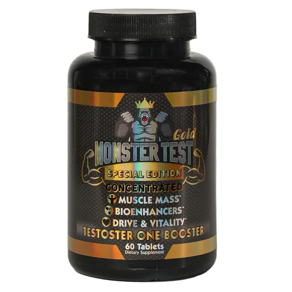Monster Test Gold Testosterone Booster – 60 Tablets