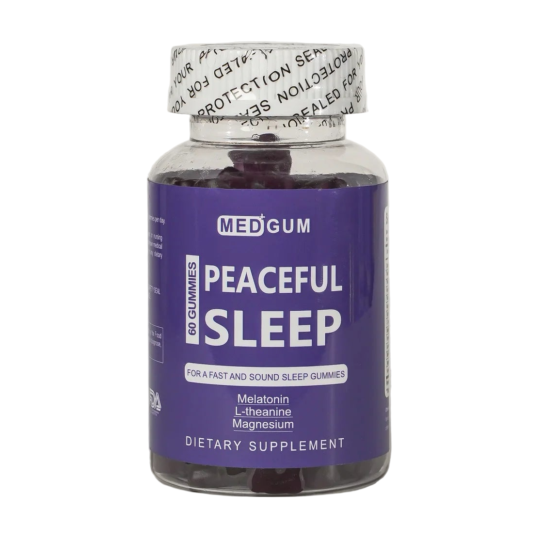 MEDGUM Peaceful Sleep Gummies – 60 Gums