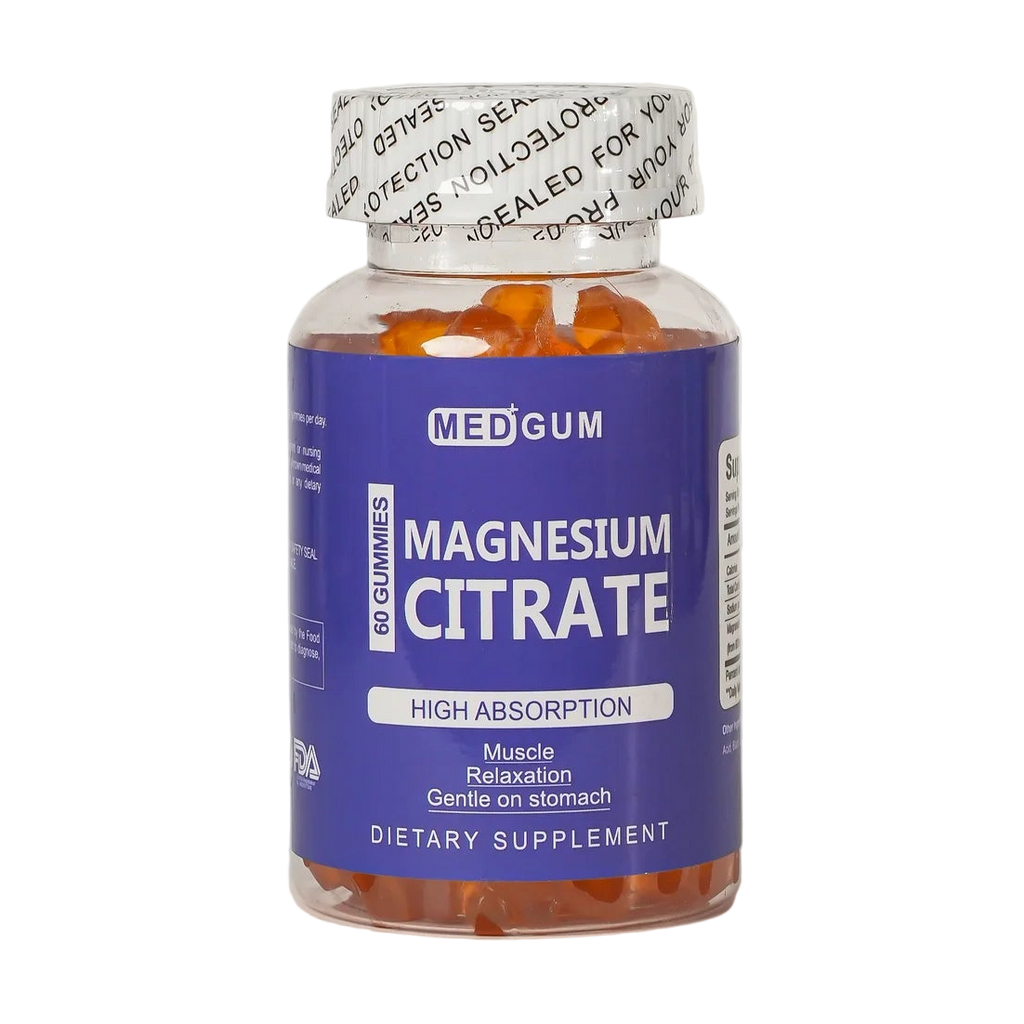 MEDGUM Magnesium Citrate Gummies – 60 Gums