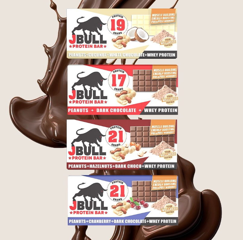 J Bull Protein Bar High Protein Snack - Buy 3 Get 1 FREE