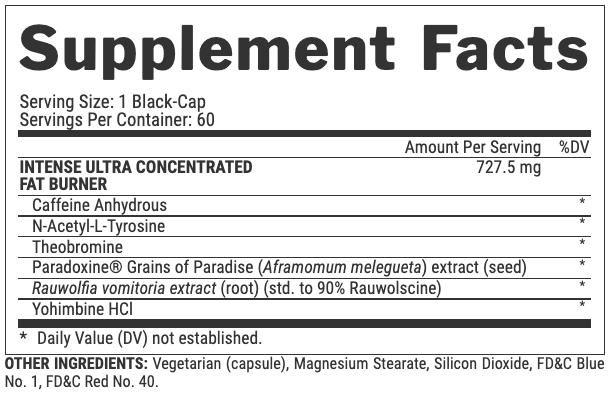 Nutrex Lipo 6 Intense 60 Caps