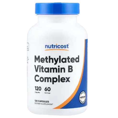 Nutricost, Methylated Vitamin B Complex, 120 Capsules