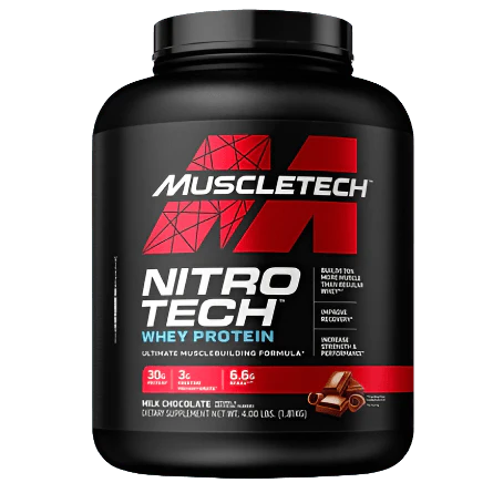 MuscleTech Nitro-Tech Whey Protein with creatine 4lbs