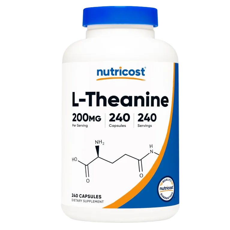 Nutricost L-Theanine 200mg Double Strength 240 Capsules