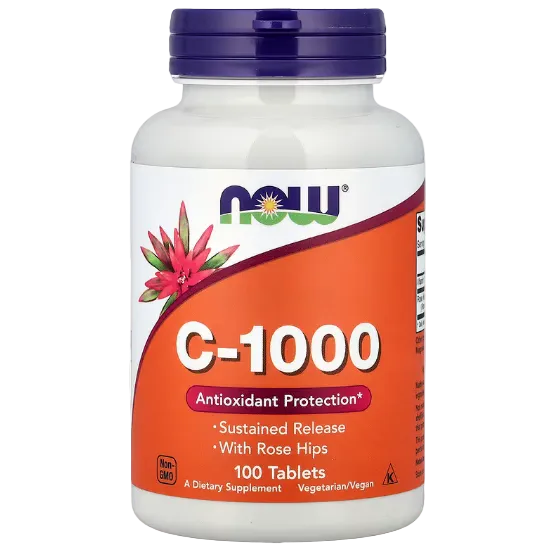 NOW Foods, C-1000 With Rose Hips, 100 Tablets